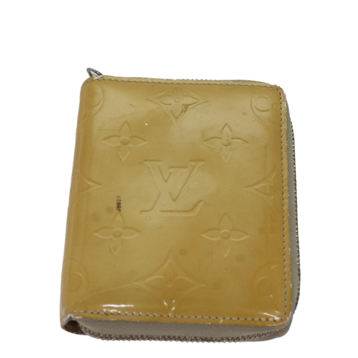 LOUIS VUITTON Monogram Vernis Wallet 3Set Beige Lime Yellow LV hk1324