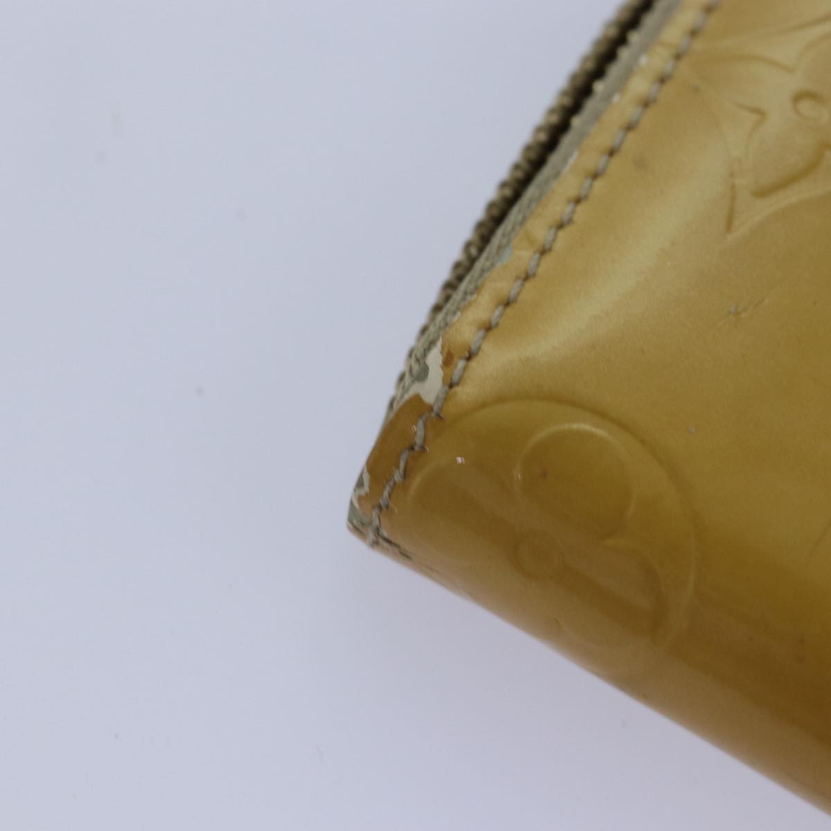LOUIS VUITTON Monogram Vernis Wallet 3Set Beige Lime Yellow LV hk1324