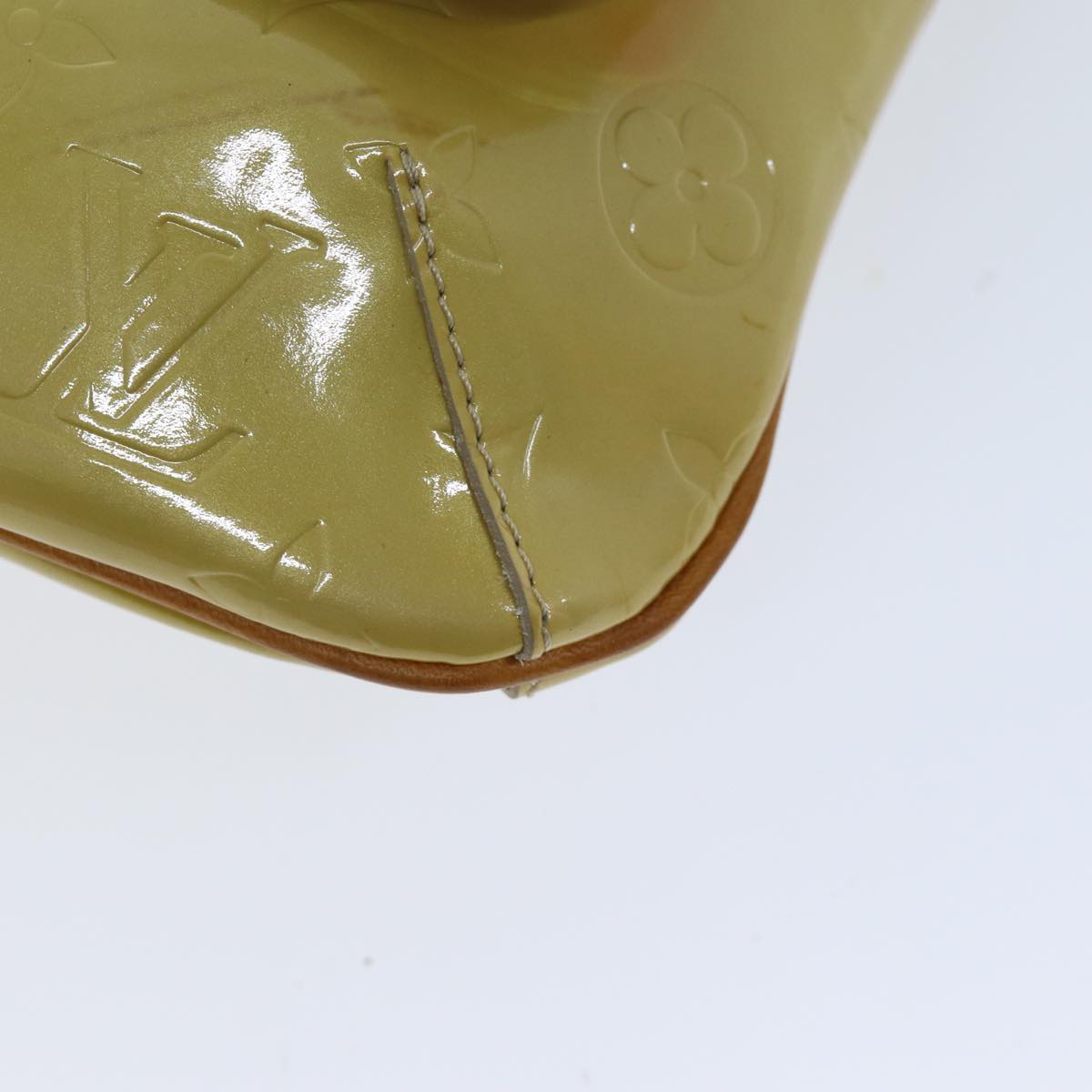 LOUIS VUITTON Monogram Vernis Thompson Street Bag Beige M91301 LV hk1326