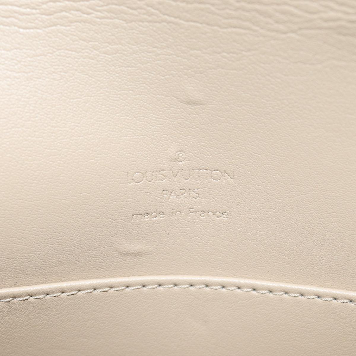 LOUIS VUITTON Monogram Vernis Thompson Street Bag Beige M91301 LV hk1326