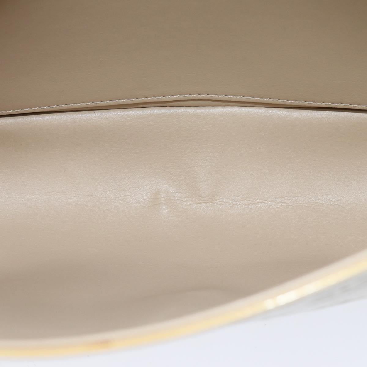 LOUIS VUITTON Monogram Vernis Thompson Street Bag Beige M91301 LV hk1326