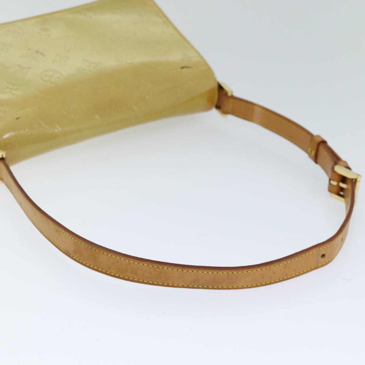 LOUIS VUITTON Monogram Vernis Thompson Street Bag Beige M91301 LV hk1326