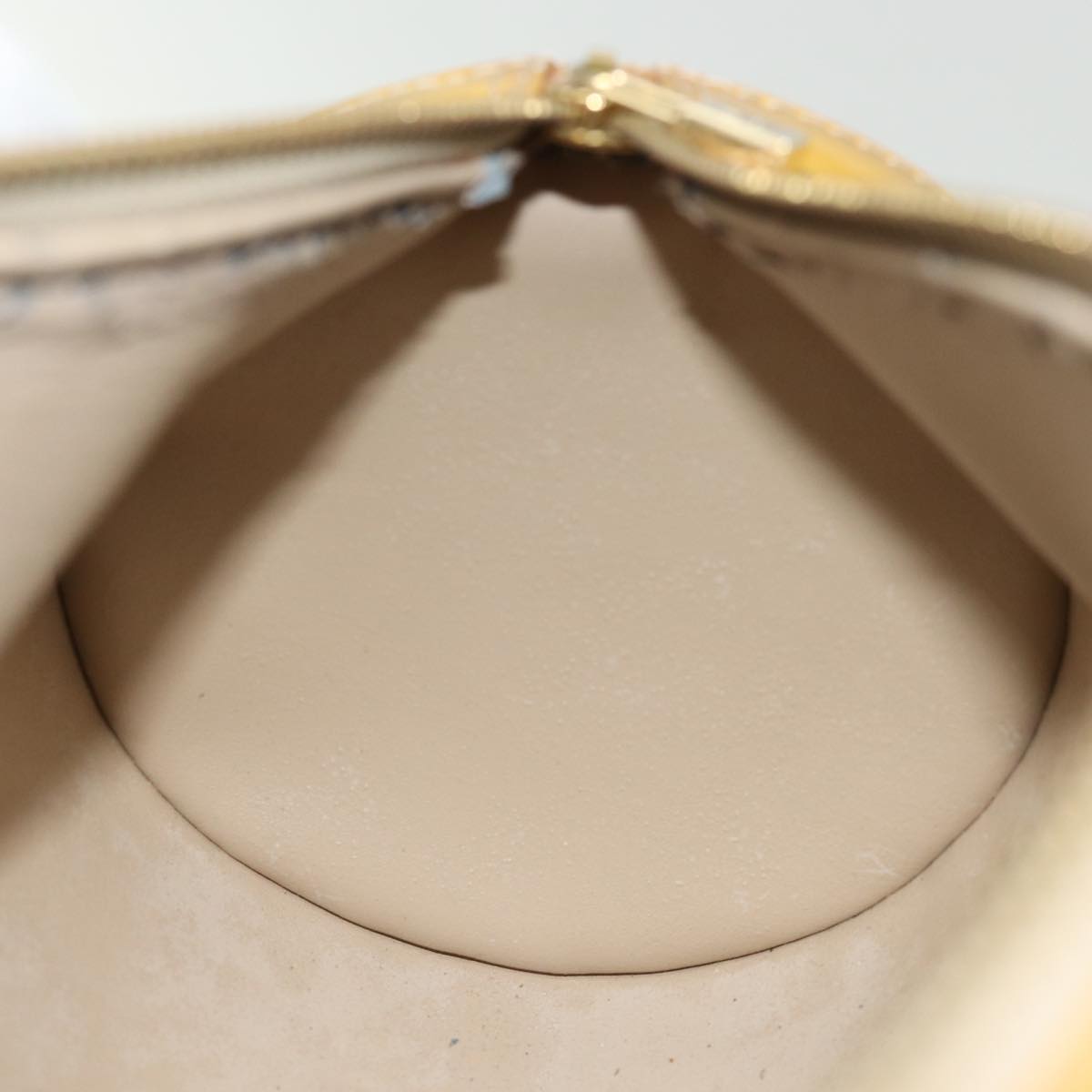 LOUIS VUITTON Monogram Vernis Bedford Hand Bag Beige M91006 LV hk1327