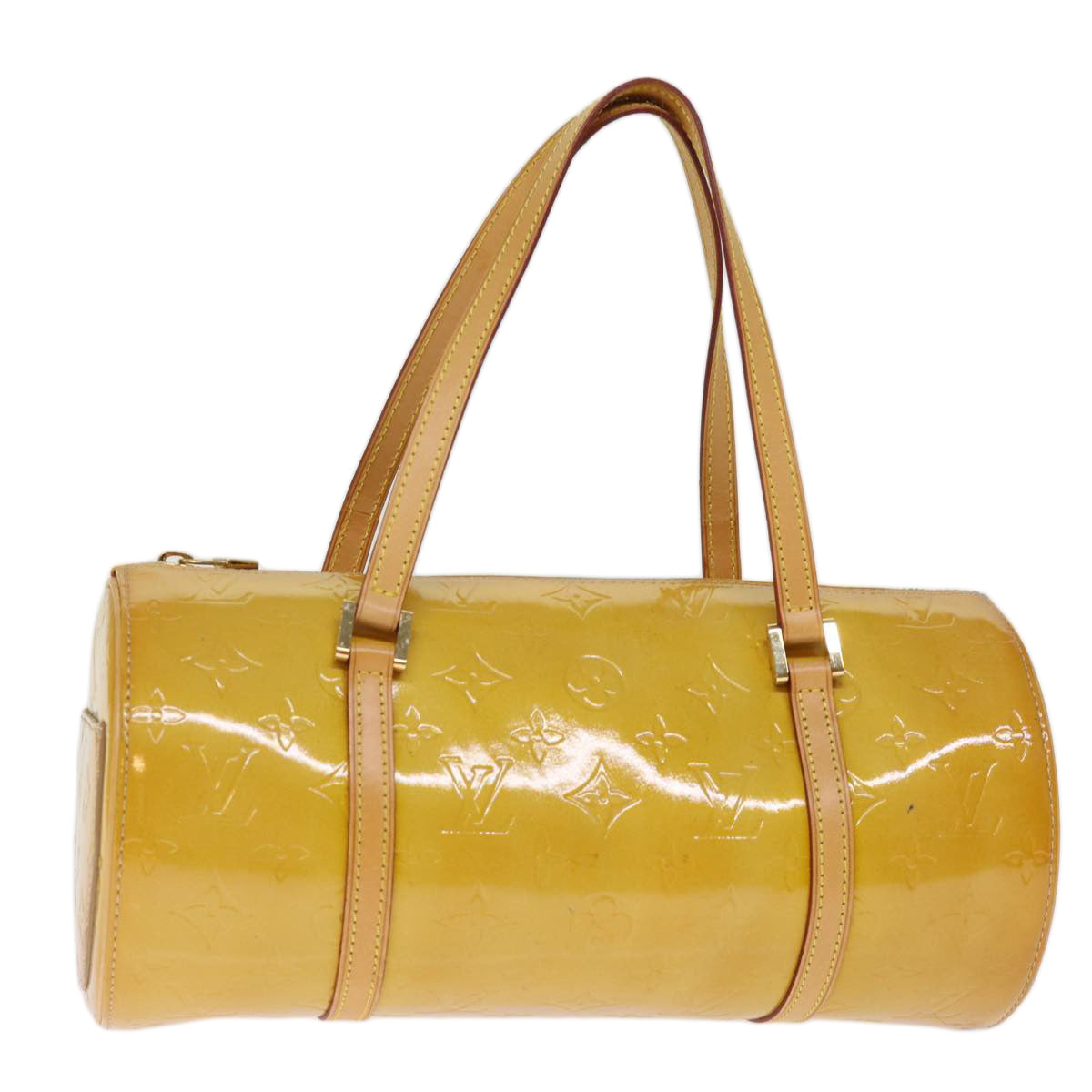 LOUIS VUITTON Monogram Vernis Bedford Hand Bag Beige M91006 LV hk1328