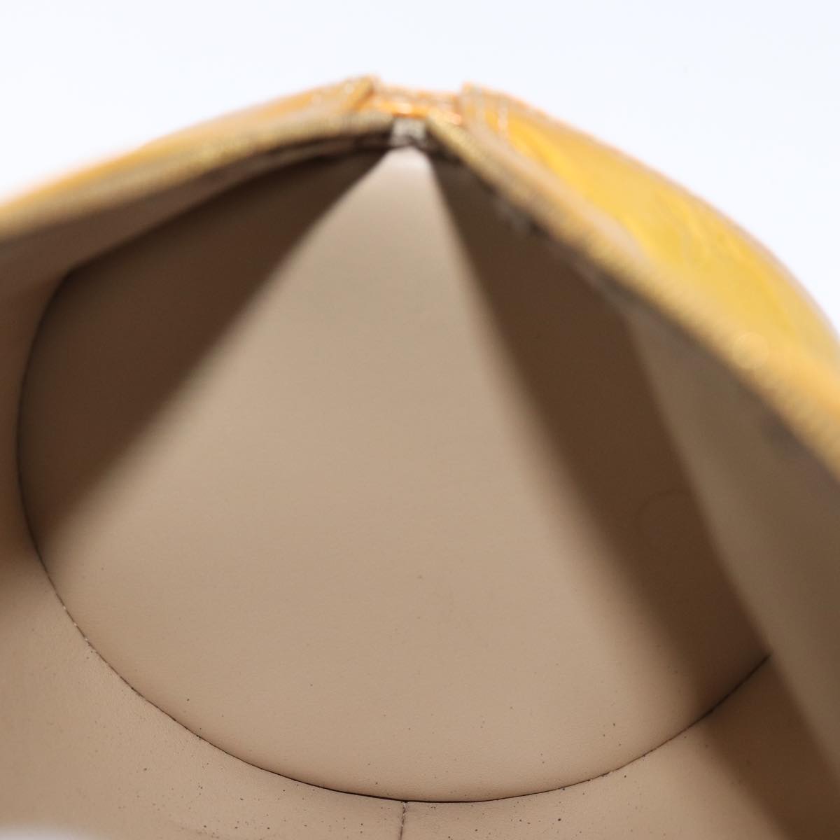 LOUIS VUITTON Monogram Vernis Bedford Hand Bag Beige M91006 LV hk1328