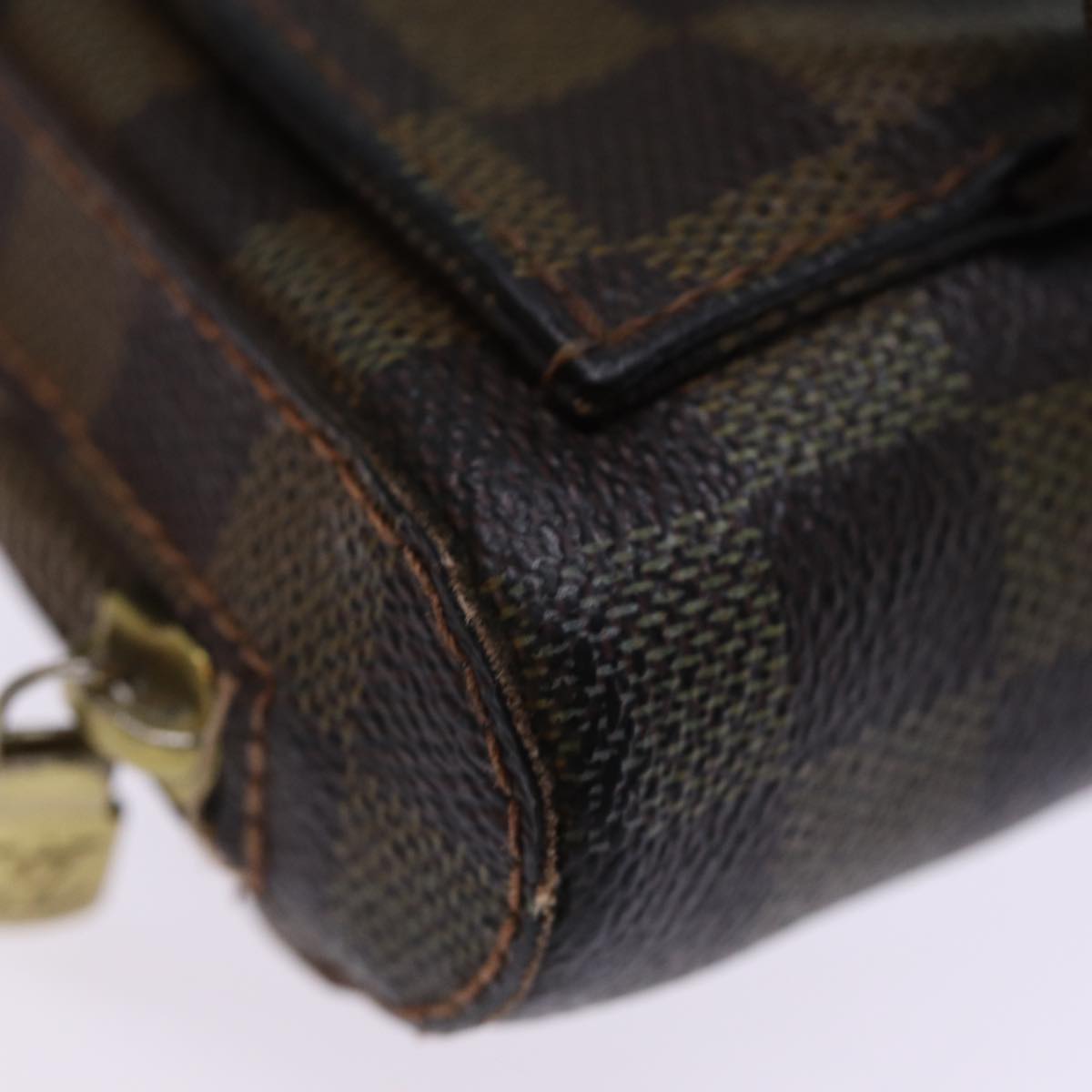 LOUIS VUITTON Damier Ebene Geronimos Shoulder Bag N51994 LV hk1335