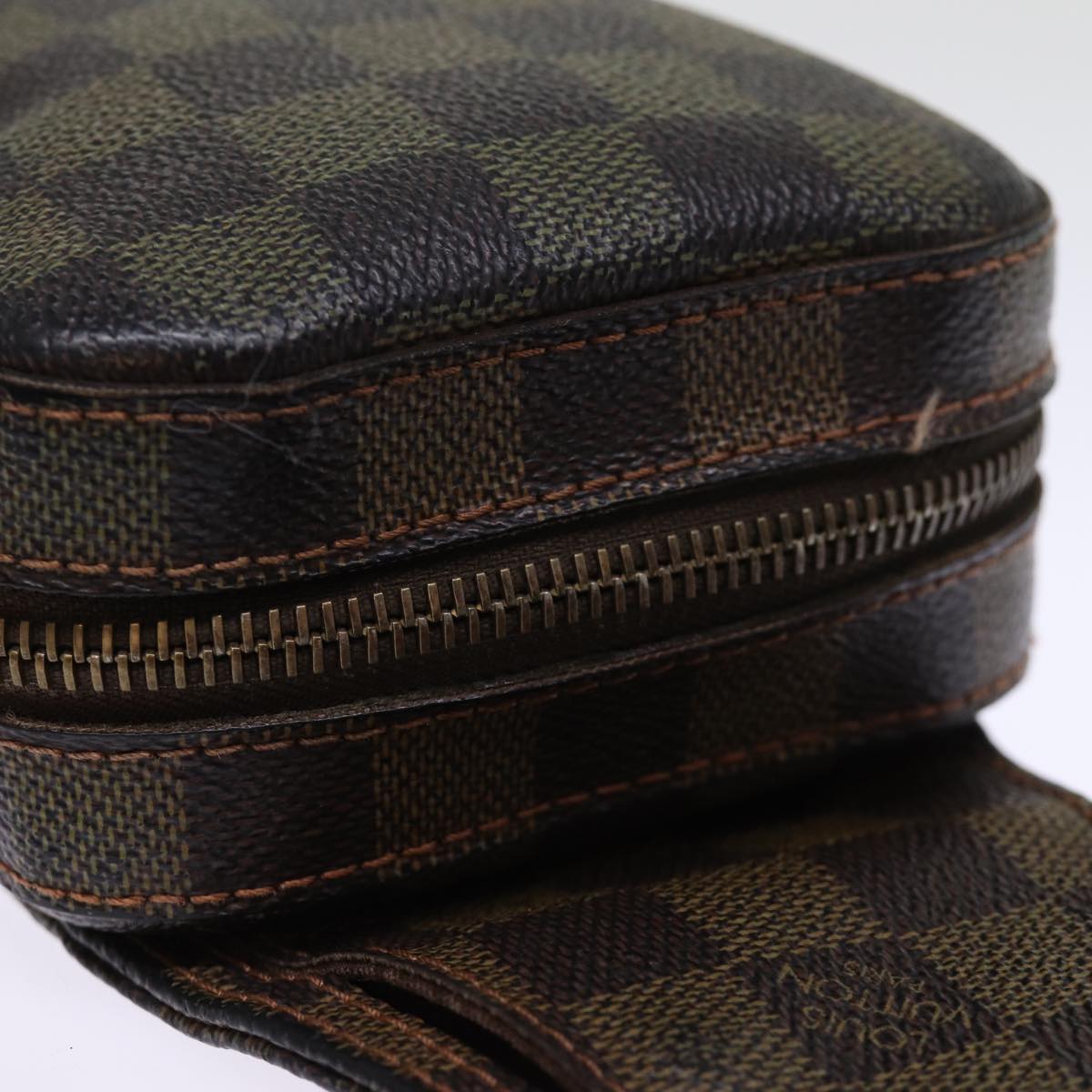 LOUIS VUITTON Damier Ebene Geronimos Shoulder Bag N51994 LV hk1335