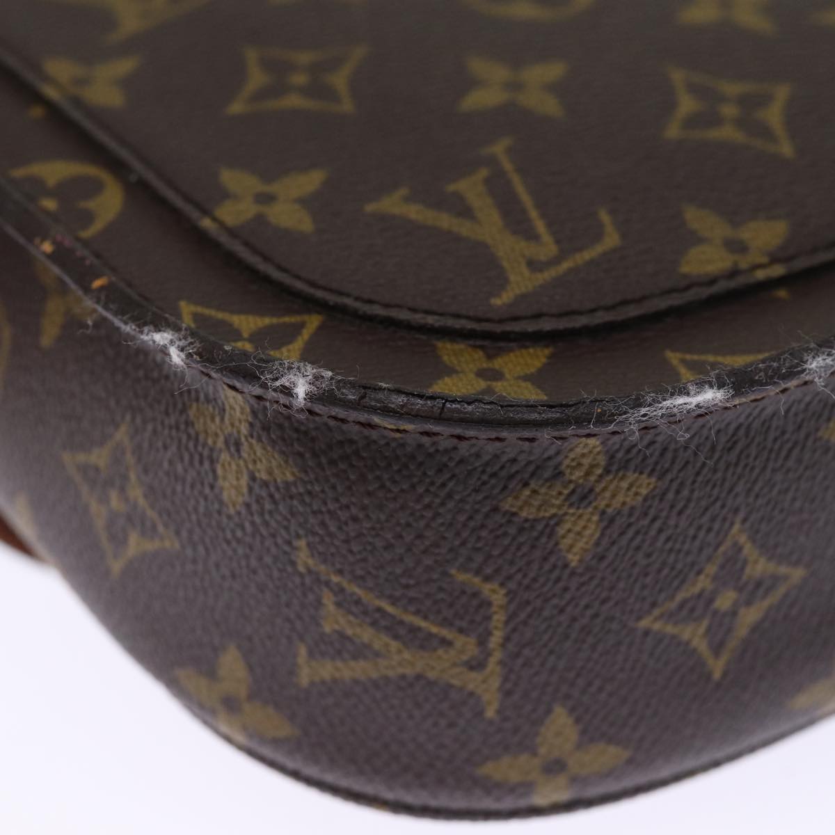 LOUIS VUITTON Monogram Saint Cloud GM Shoulder Bag M51242 LV hk1336