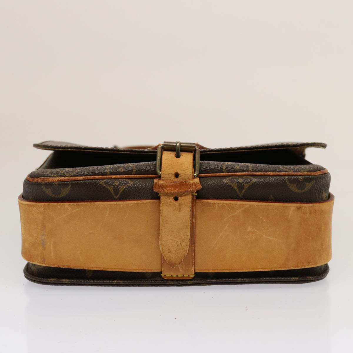 LOUIS VUITTON Monogram Cartouchiere MM Shoulder Bag M51253 LV hk1338
