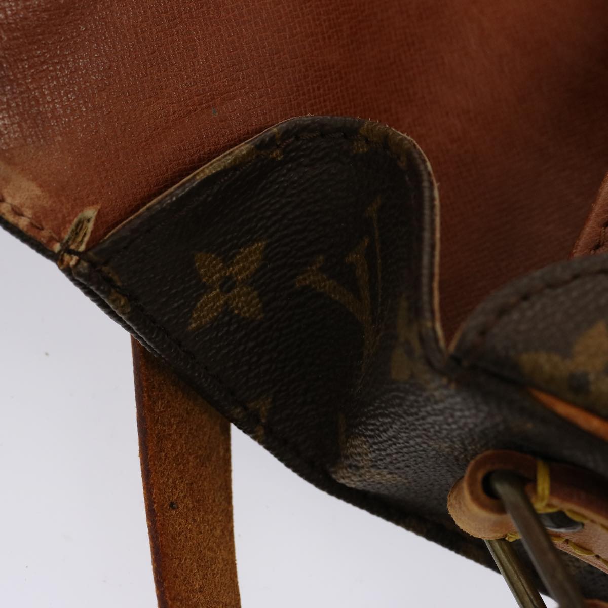 LOUIS VUITTON Monogram Cartouchiere MM Shoulder Bag M51253 LV hk1338