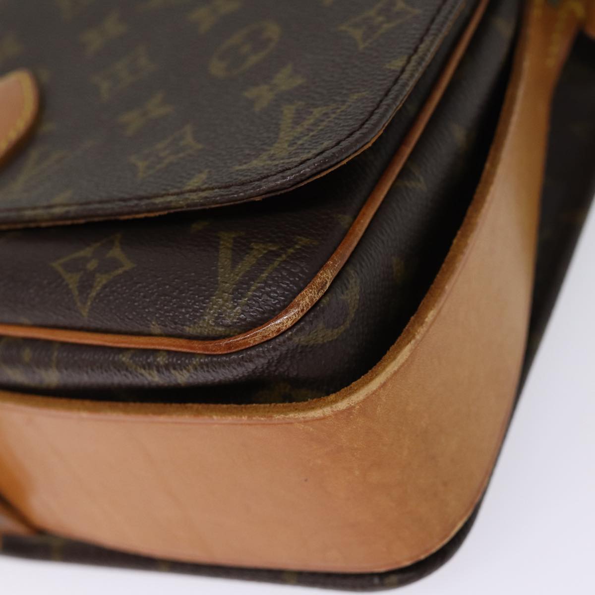 LOUIS VUITTON Monogram Cartouchiere GM Shoulder Bag Vintage M51252 hk1339