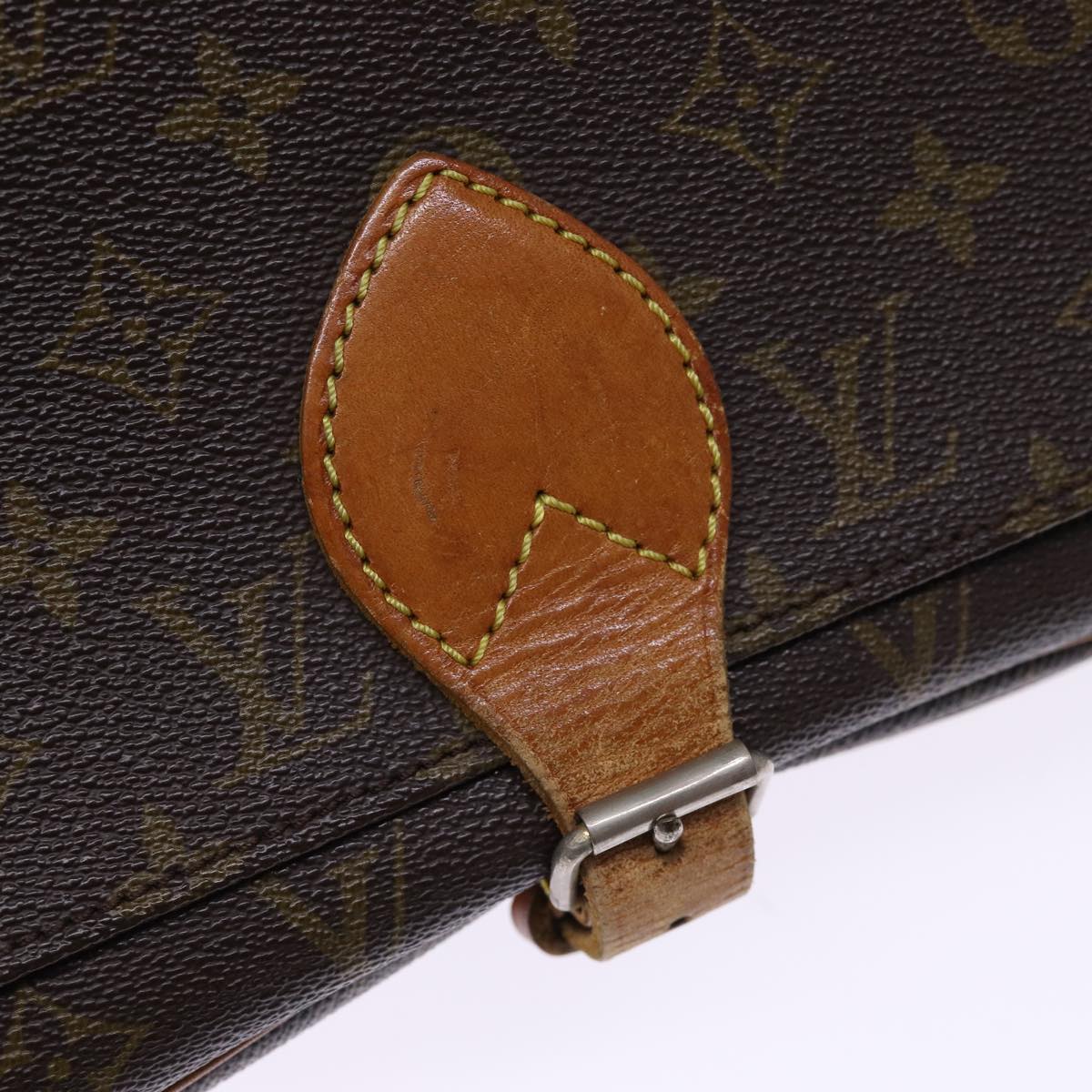 LOUIS VUITTON Monogram Cartouchiere GM Shoulder Bag Vintage M51252 hk1339