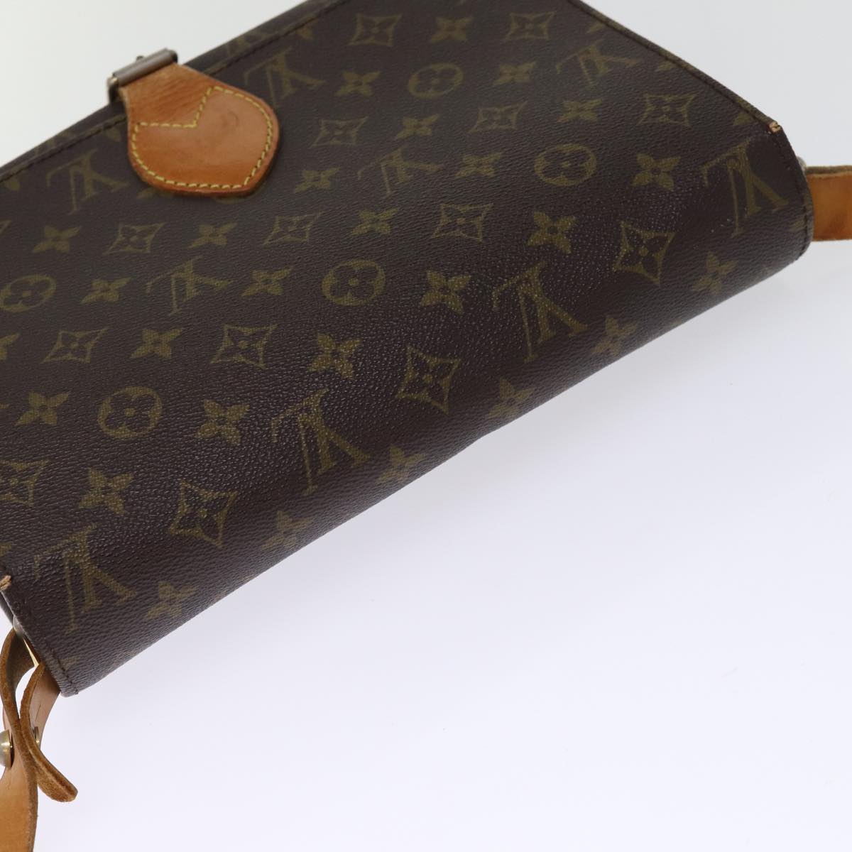 LOUIS VUITTON Monogram Cartouchiere GM Shoulder Bag Vintage M51252 hk1339