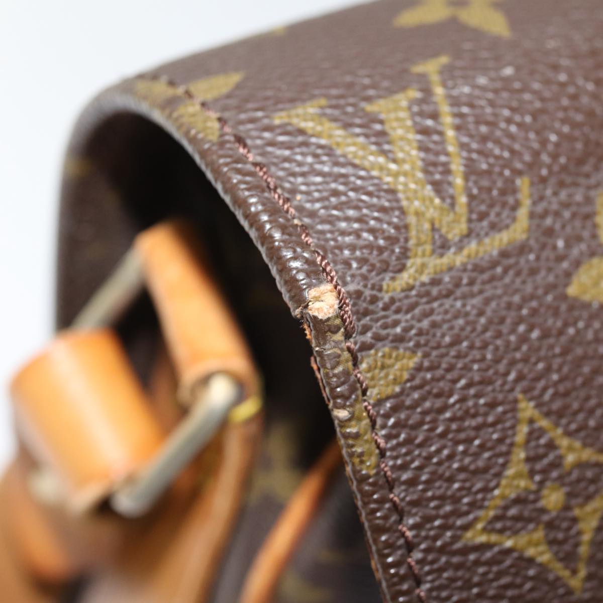 LOUIS VUITTON Monogram Cartouchiere GM Shoulder Bag Vintage M51252 hk1339