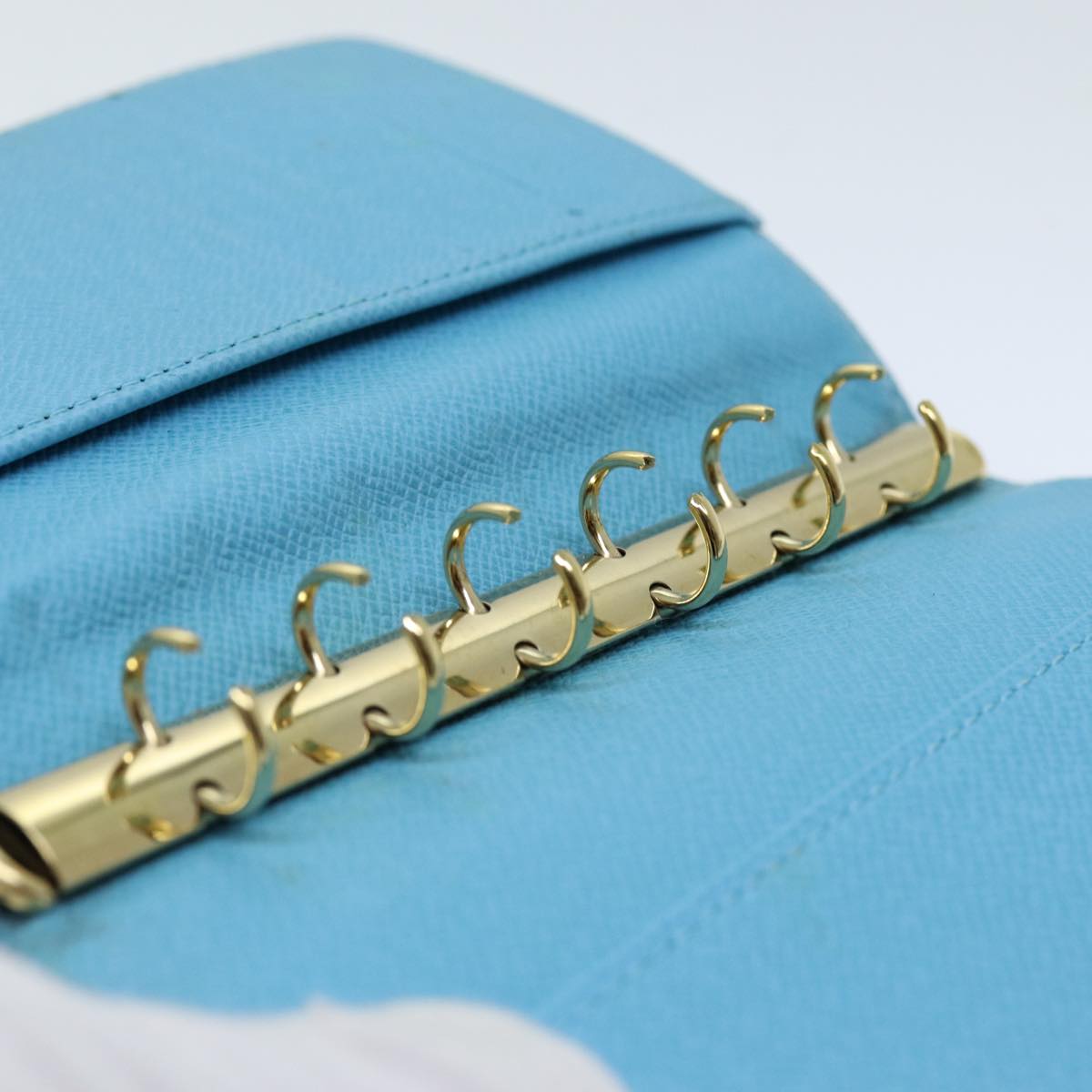 LOUIS VUITTON Monogram Groom Agenda PM Day Planner Cover Blue R20020 hk1342