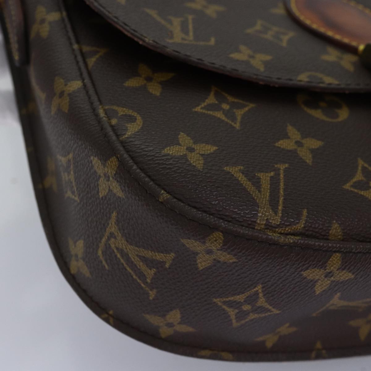 LOUIS VUITTON Monogram Saint Cloud GM Shoulder Bag M51242 LV hk1346