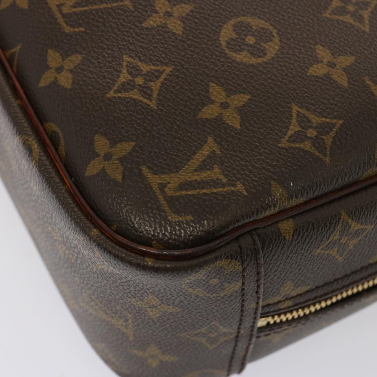 LOUIS VUITTON Monogram Trouville Hand Bag M42228 LV hk1348