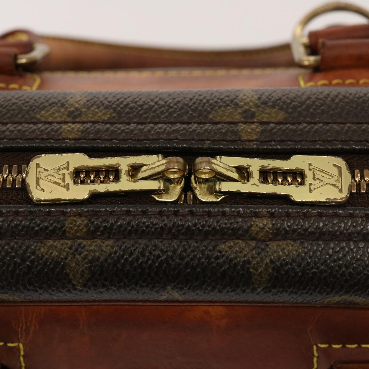 LOUIS VUITTON Monogram Trouville Hand Bag M42228 LV hk1348