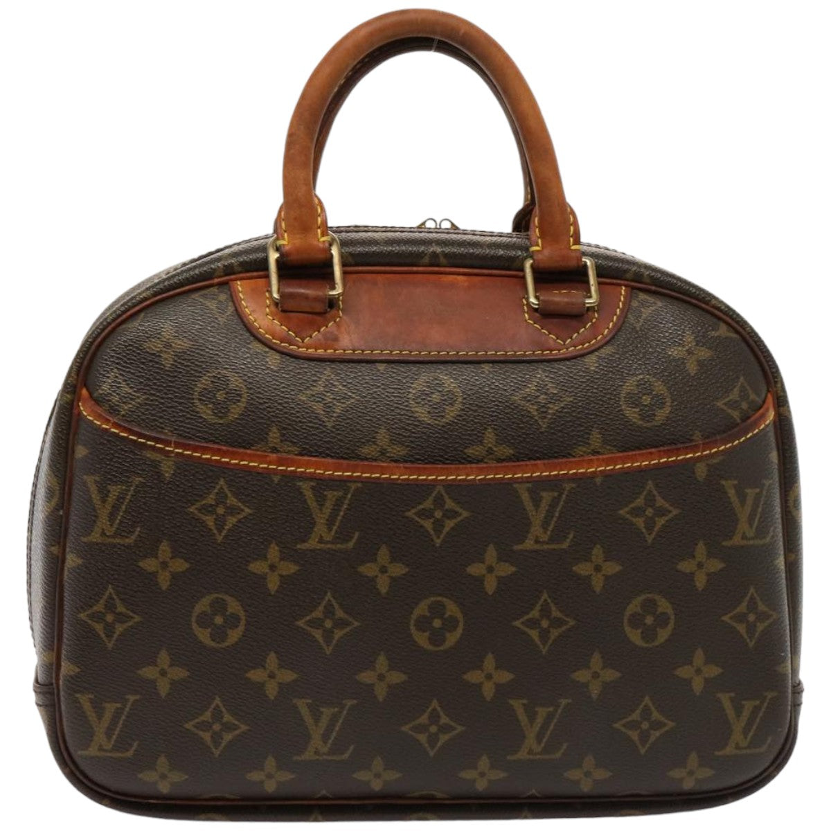 LOUIS VUITTON Monogram Trouville Hand Bag M42228 LV hk1348