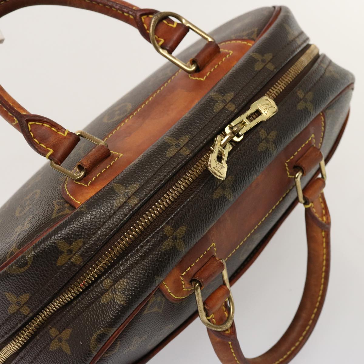 LOUIS VUITTON Monogram Trouville Hand Bag M42228 LV hk1348