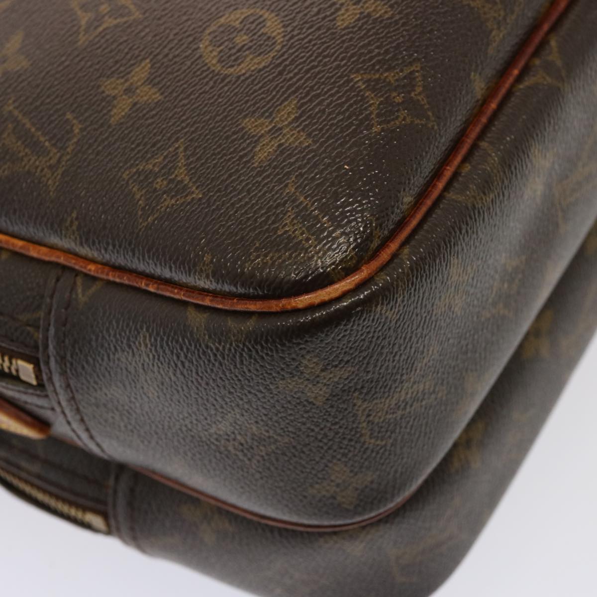 LOUIS VUITTON Monogram Reporter PM Shoulder Bag M45254 LV hk1349
