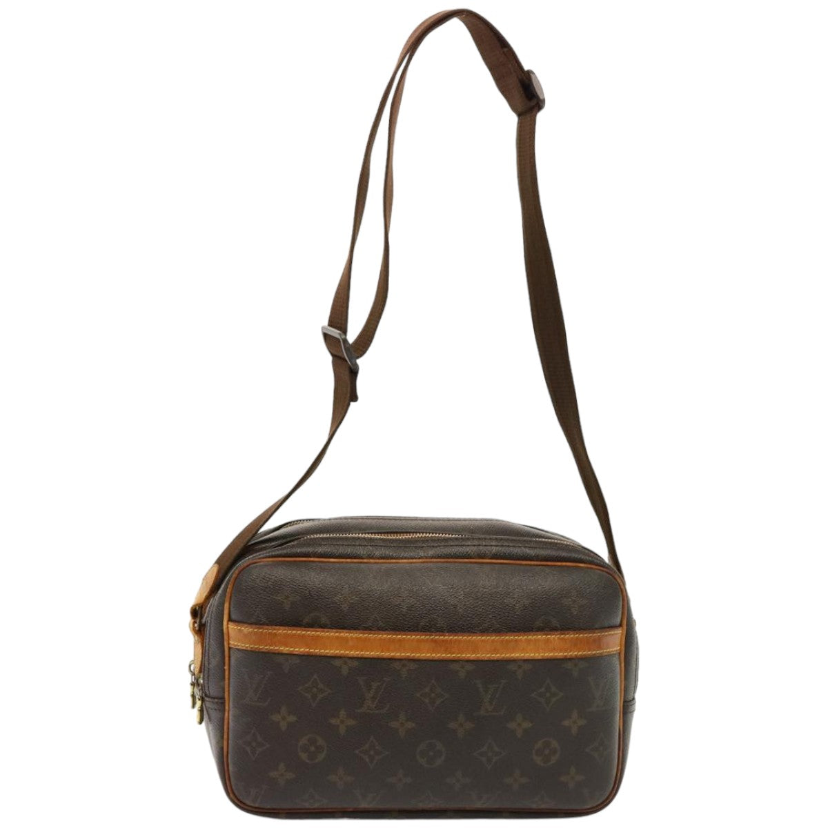 LOUIS VUITTON Monogram Reporter PM Shoulder Bag M45254 LV hk1349