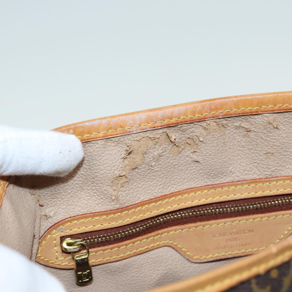 LOUIS VUITTON Monogram Bucket GM Shoulder Bag M42236 LV hk1363