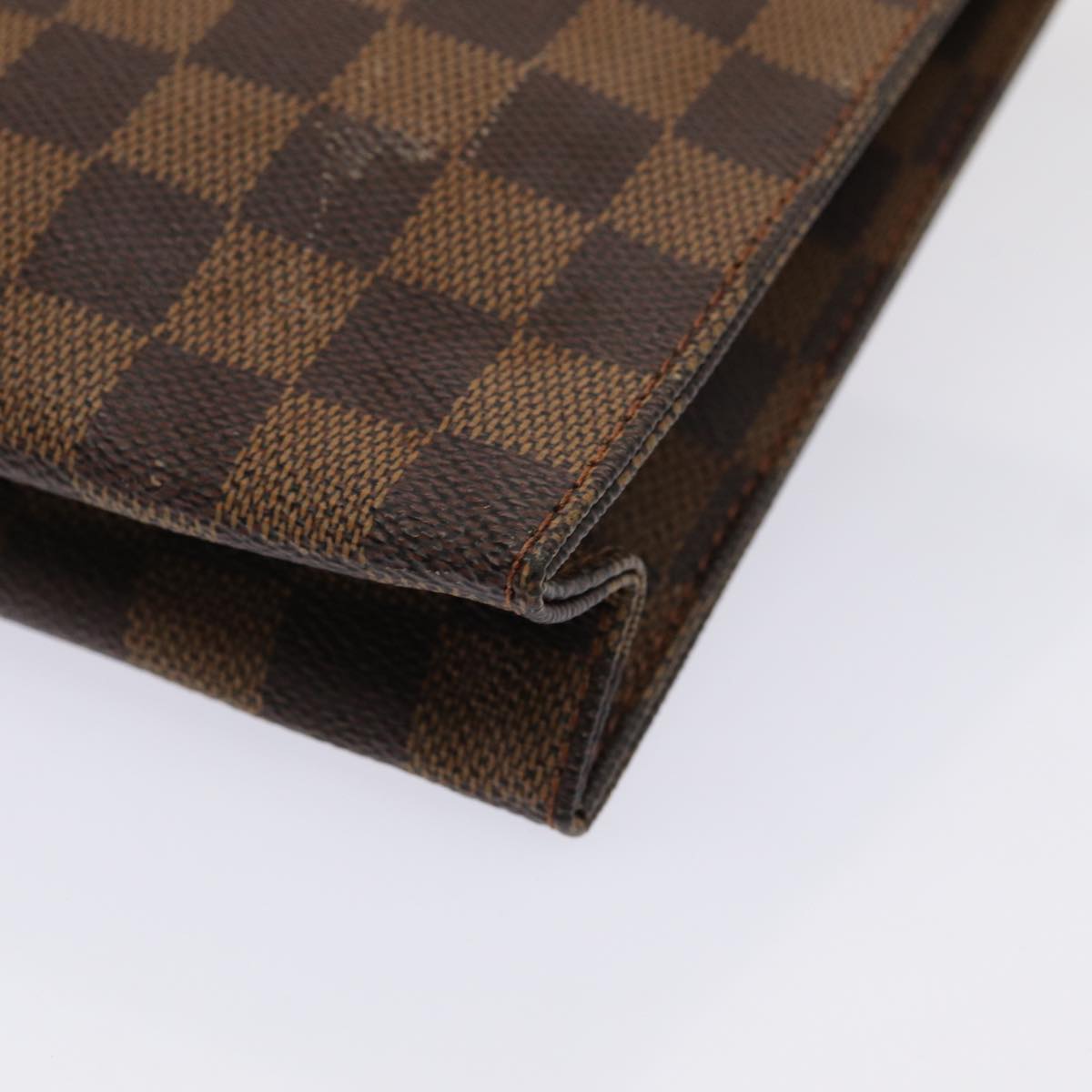 LOUIS VUITTON Damier Ebene Poche Toilette 26 Pouch N47543 LV hk1365