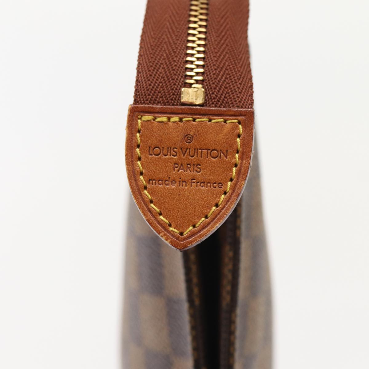 LOUIS VUITTON Damier Ebene Poche Toilette 26 Pouch N47543 LV hk1365