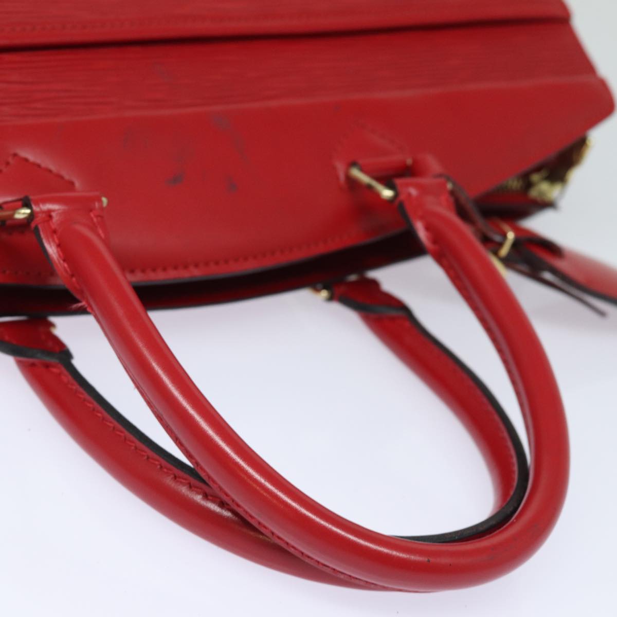 LOUIS VUITTON Epi Riviera Hand Bag Red M48187 LV hk1370