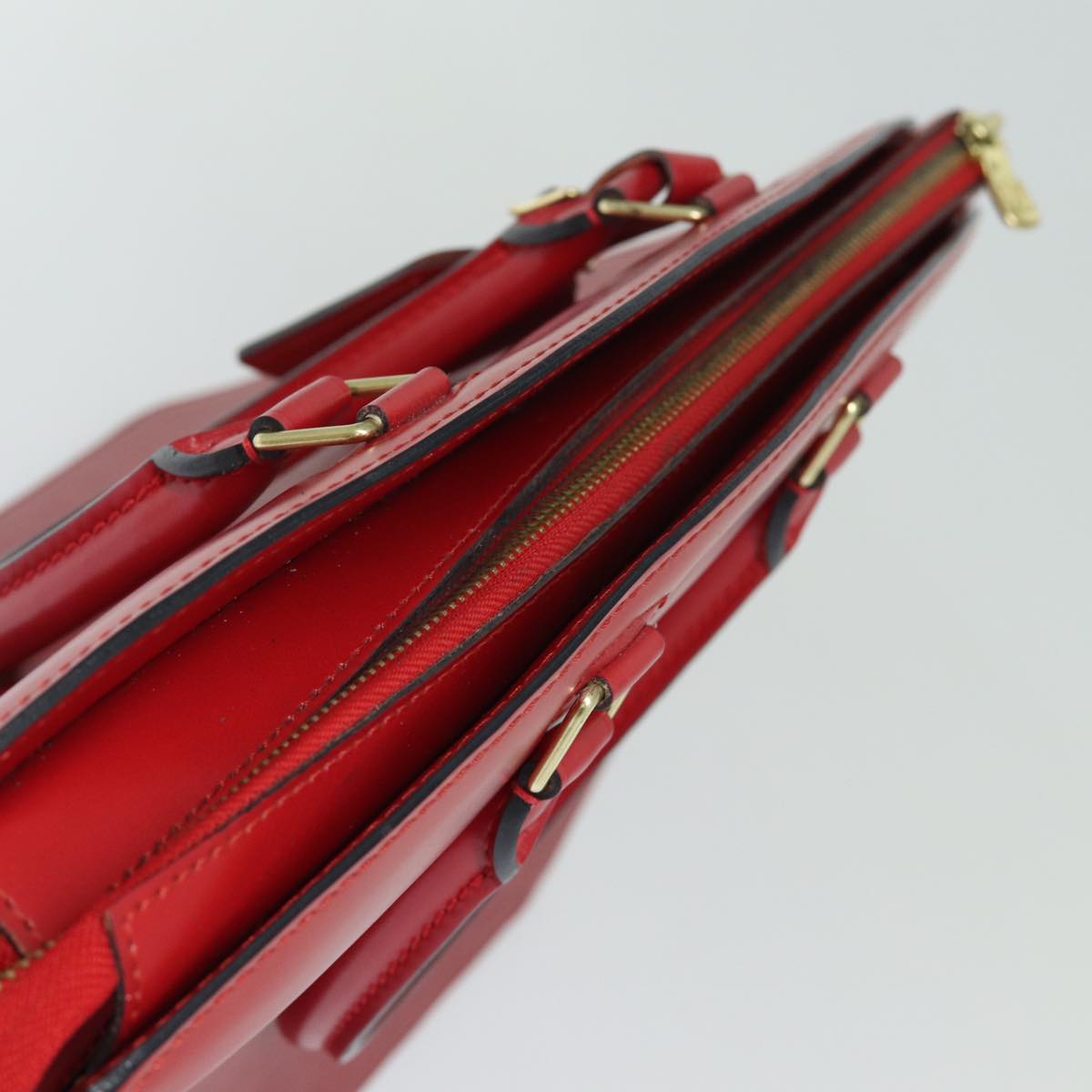 LOUIS VUITTON Epi Riviera Hand Bag Red M48187 LV hk1371