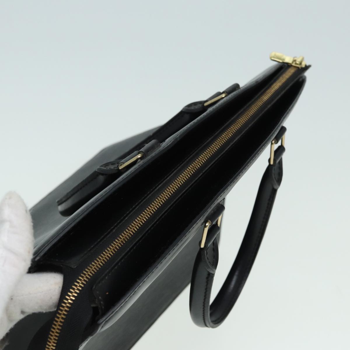 LOUIS VUITTON Epi Riviera Hand Bag Noir Black M48182 LV hk1372