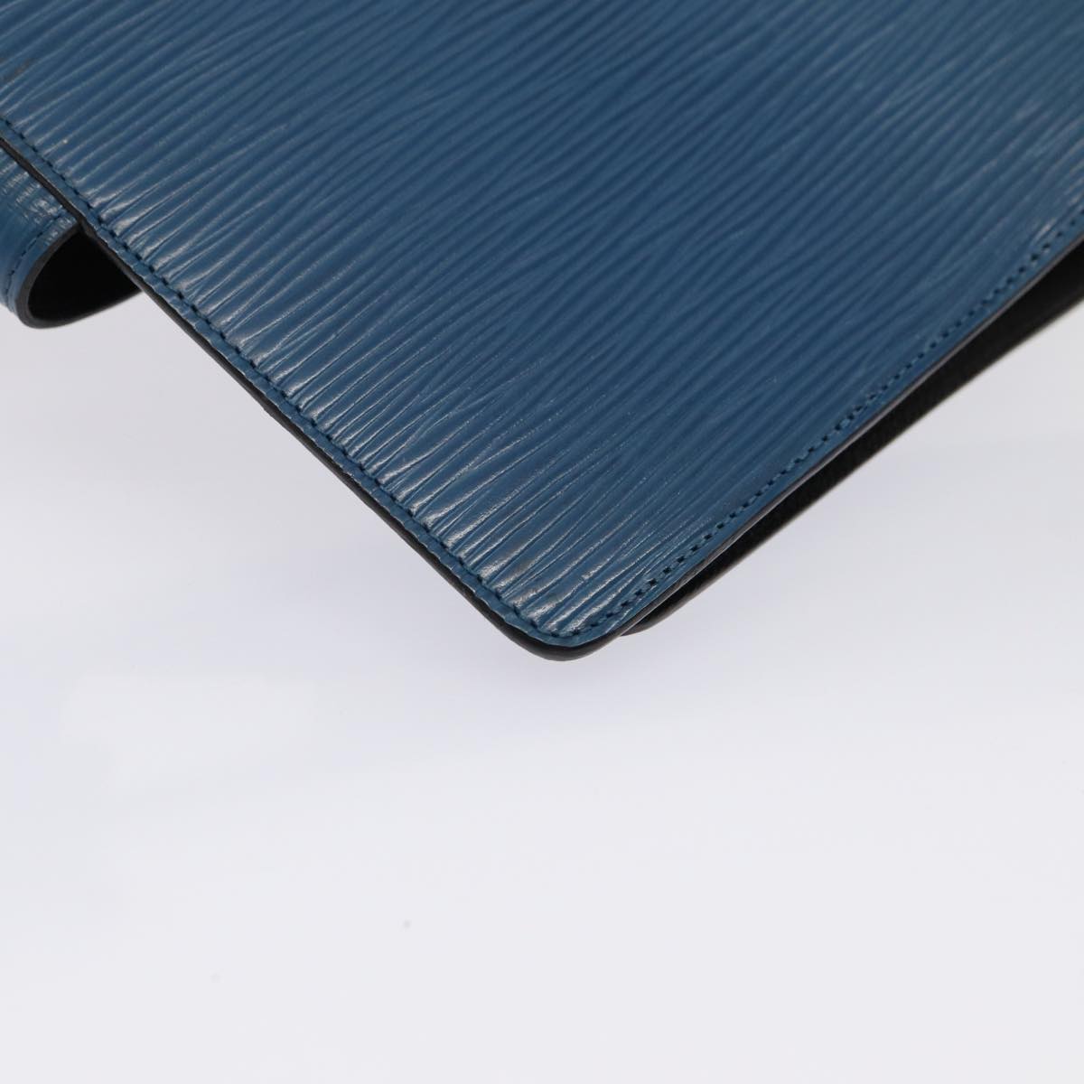 LOUIS VUITTON Epi Agenda MM Day Planner Cover Blue R20055 LV hk1395