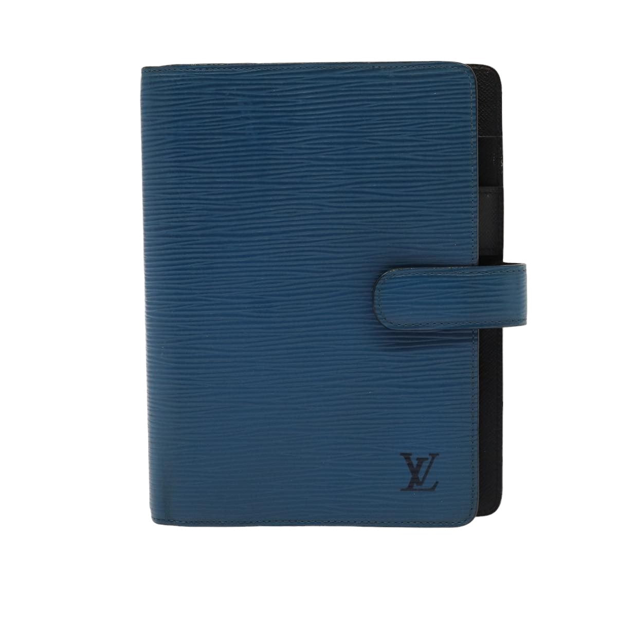 LOUIS VUITTON Epi Agenda MM Day Planner Cover Blue R20055 LV hk1395