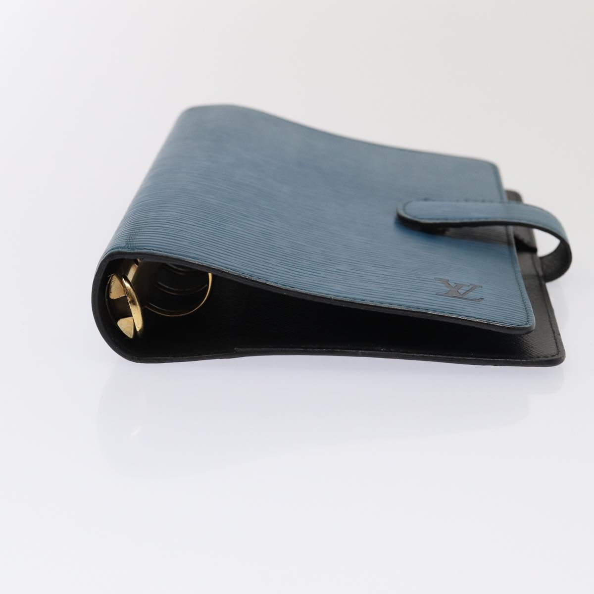 LOUIS VUITTON Epi Agenda MM Day Planner Cover Blue R20055 LV hk1395