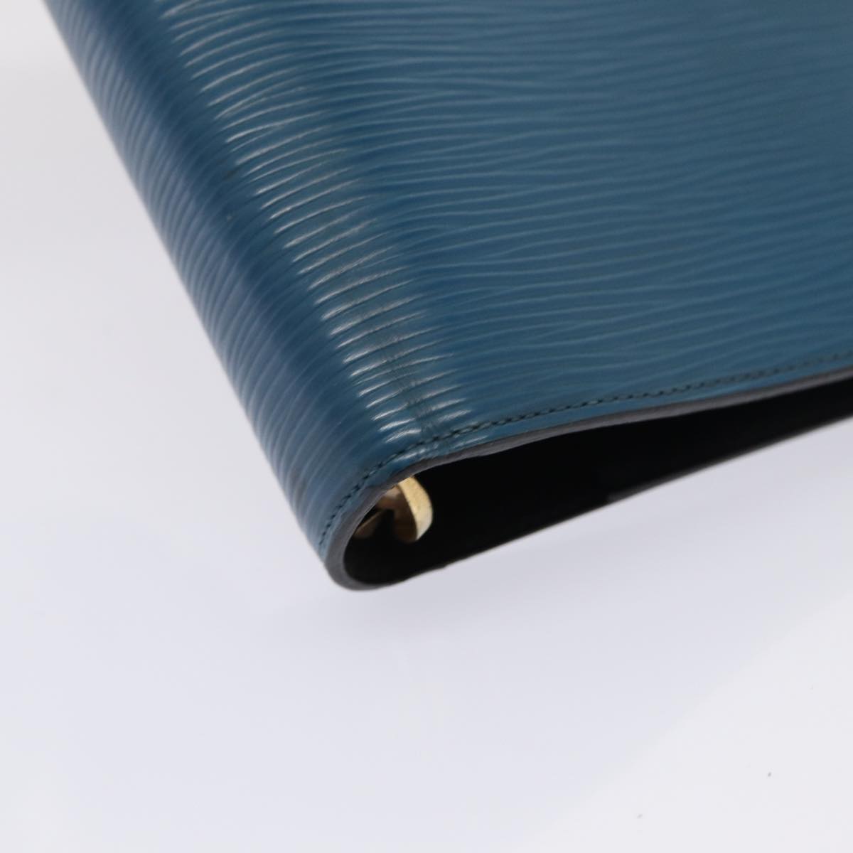 LOUIS VUITTON Epi Agenda MM Day Planner Cover Blue R20055 LV hk1395