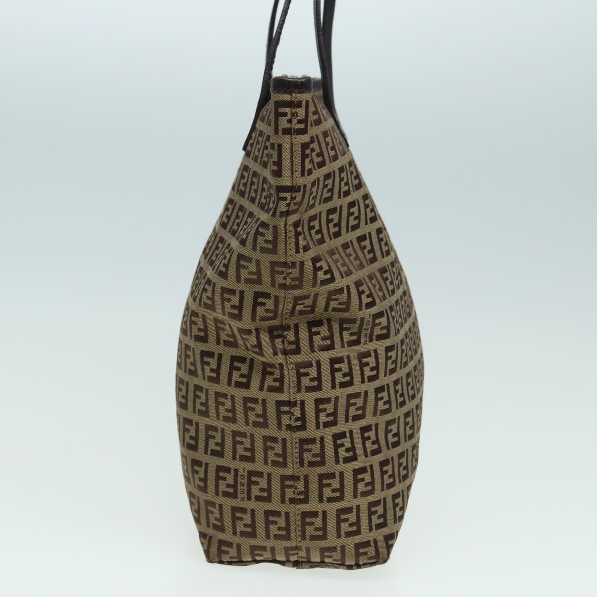 Luxury Fendi Zucchino Canvas Tote Bag Beigehk1424