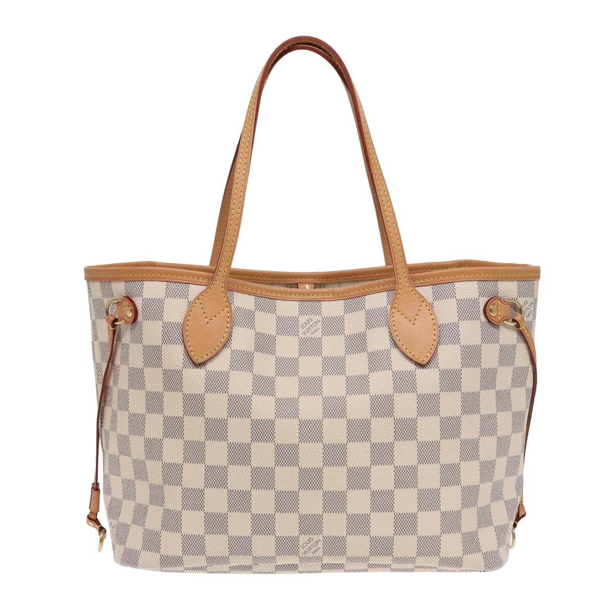 LOUIS VUITTON Damier Azur Neverfull PM Tote Bag N41362 LV hk1426A