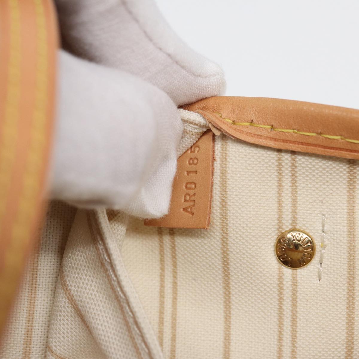 LOUIS VUITTON Damier Azur Neverfull PM Tote Bag N41362 LV hk1426A