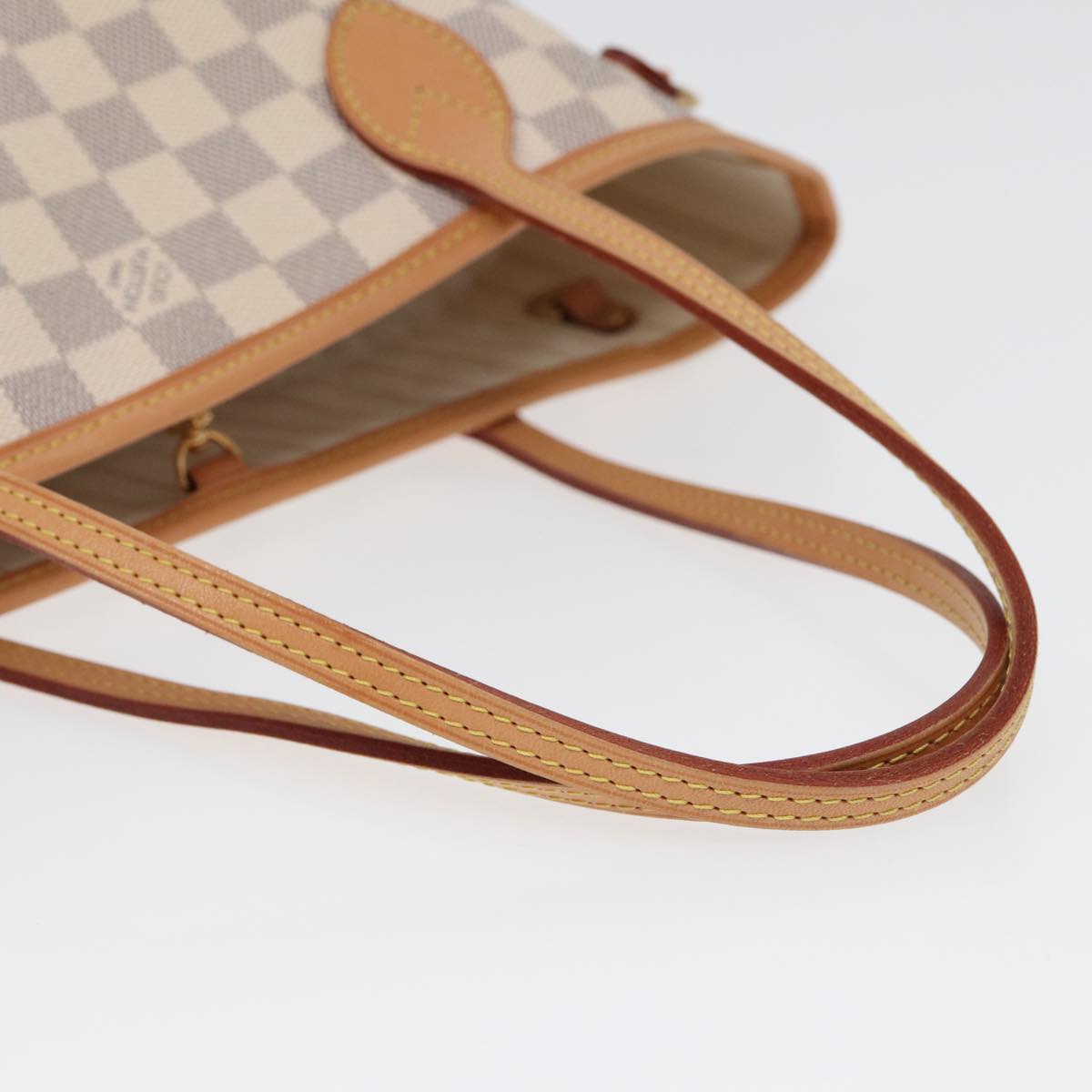 LOUIS VUITTON Damier Azur Neverfull PM Tote Bag N41362 LV hk1426A