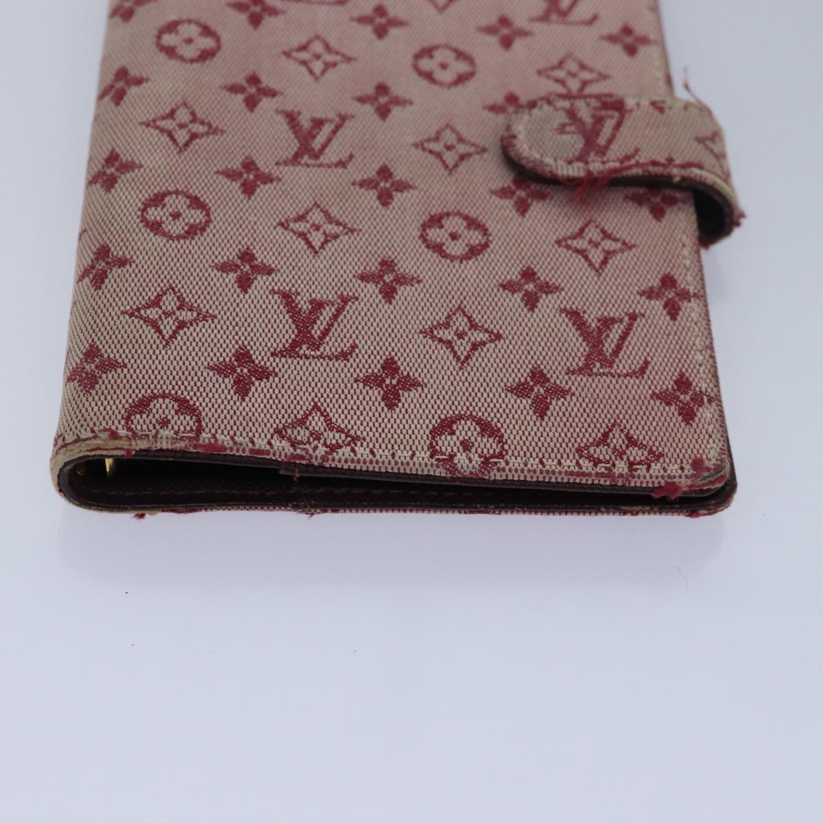 LOUIS VUITTON Vernis Taiga Agenda PM Day Planner Cover 3Set Beige LV hk1436