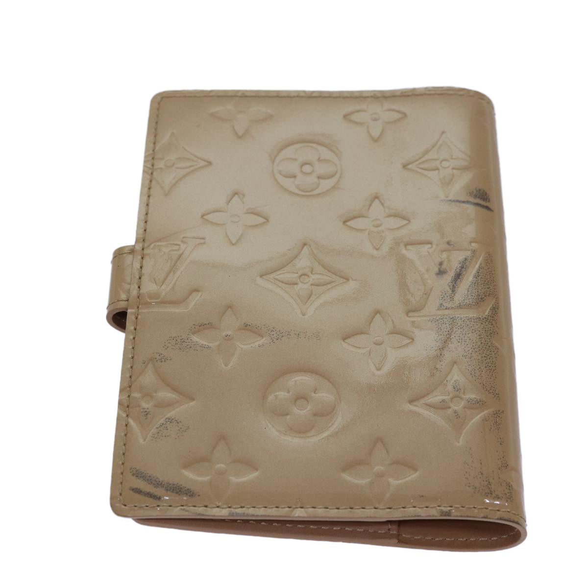 LOUIS VUITTON Vernis Taiga Agenda PM Day Planner Cover 3Set Beige LV hk1436