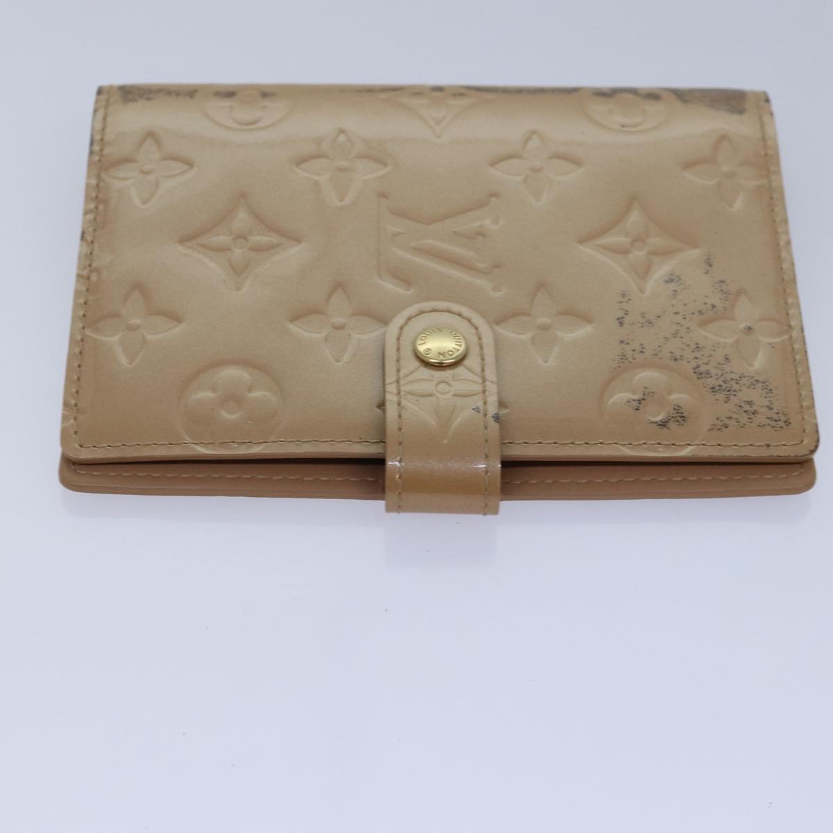 LOUIS VUITTON Vernis Taiga Agenda PM Day Planner Cover 3Set Beige LV hk1436