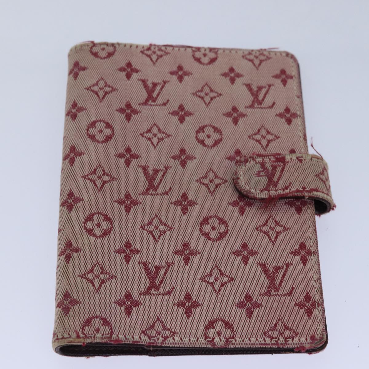 LOUIS VUITTON Vernis Taiga Agenda PM Day Planner Cover 3Set Beige LV hk1436