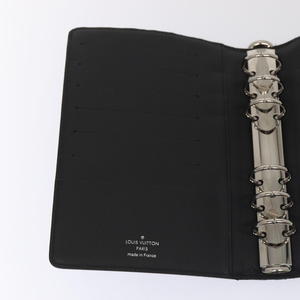 LOUIS VUITTON Damier Graphite Agenda MM Day Planner Cover R20242 LV hk1439