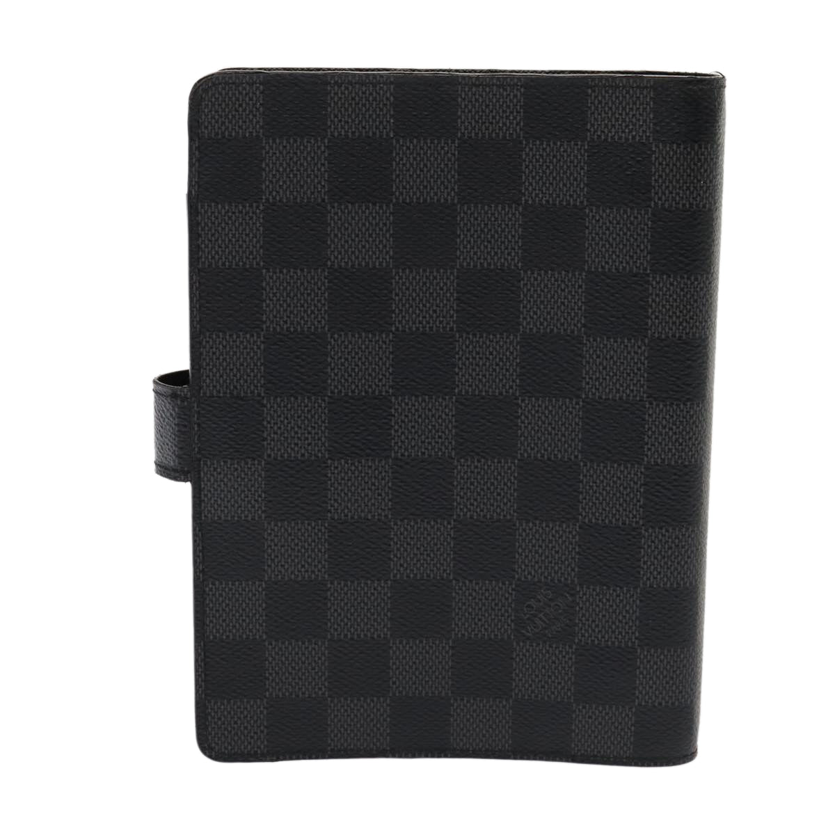 LOUIS VUITTON Damier Graphite Agenda MM Day Planner Cover R20242 LV hk1439
