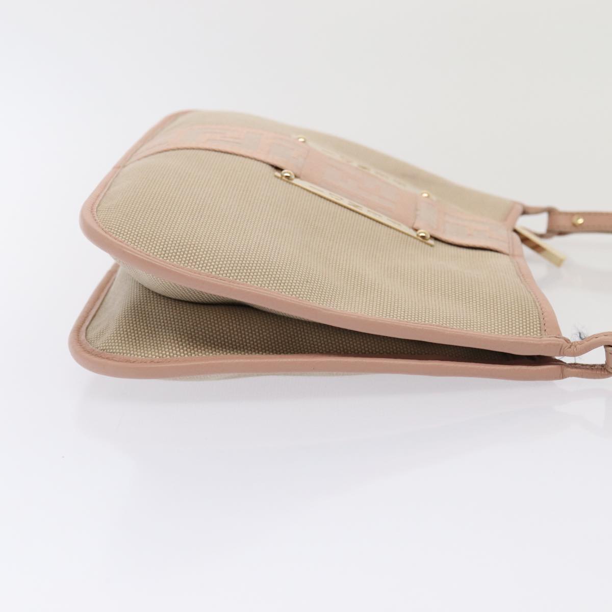 Luxury Fendi Shoulder Bag Canvas Beigehk1442
