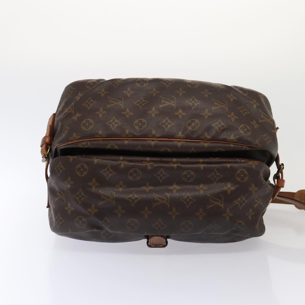 LOUIS VUITTON Monogram Saumur 35 Shoulder Bag M42254 LV hk1445