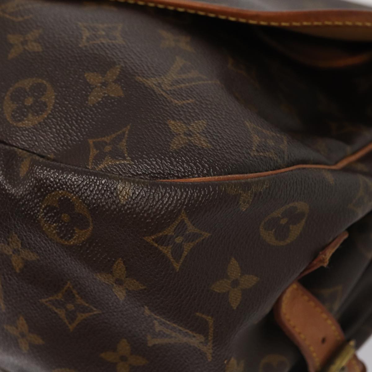 LOUIS VUITTON Monogram Saumur 35 Shoulder Bag M42254 LV hk1445