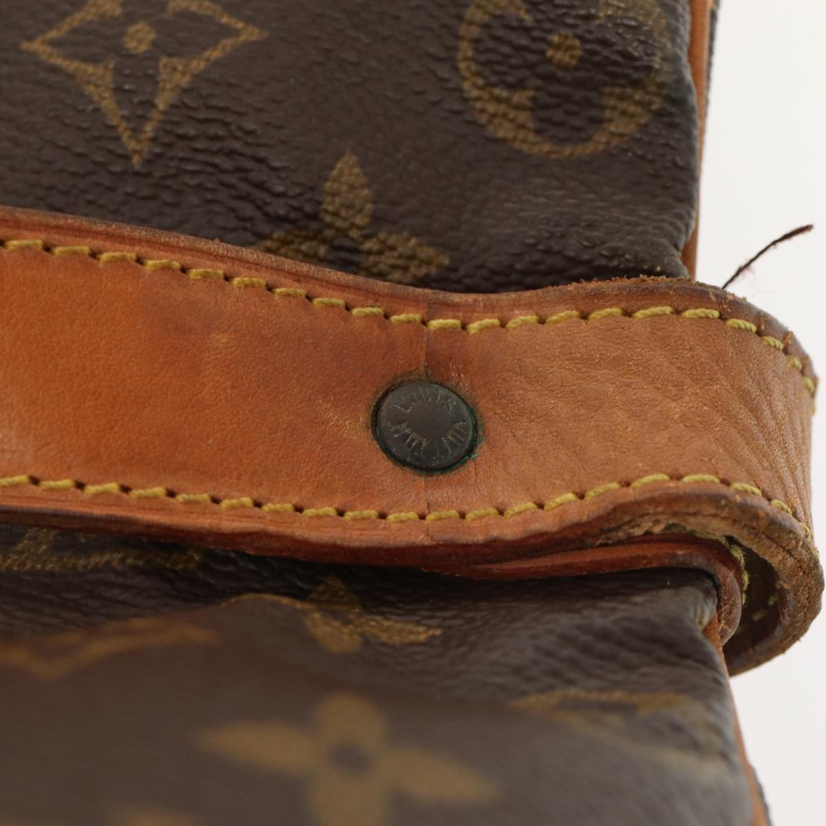 LOUIS VUITTON Monogram Saumur 35 Shoulder Bag M42254 LV hk1445